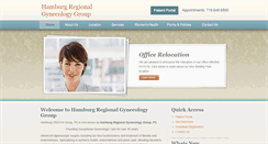 Desktop Screenshot of hamburgobgyn.com